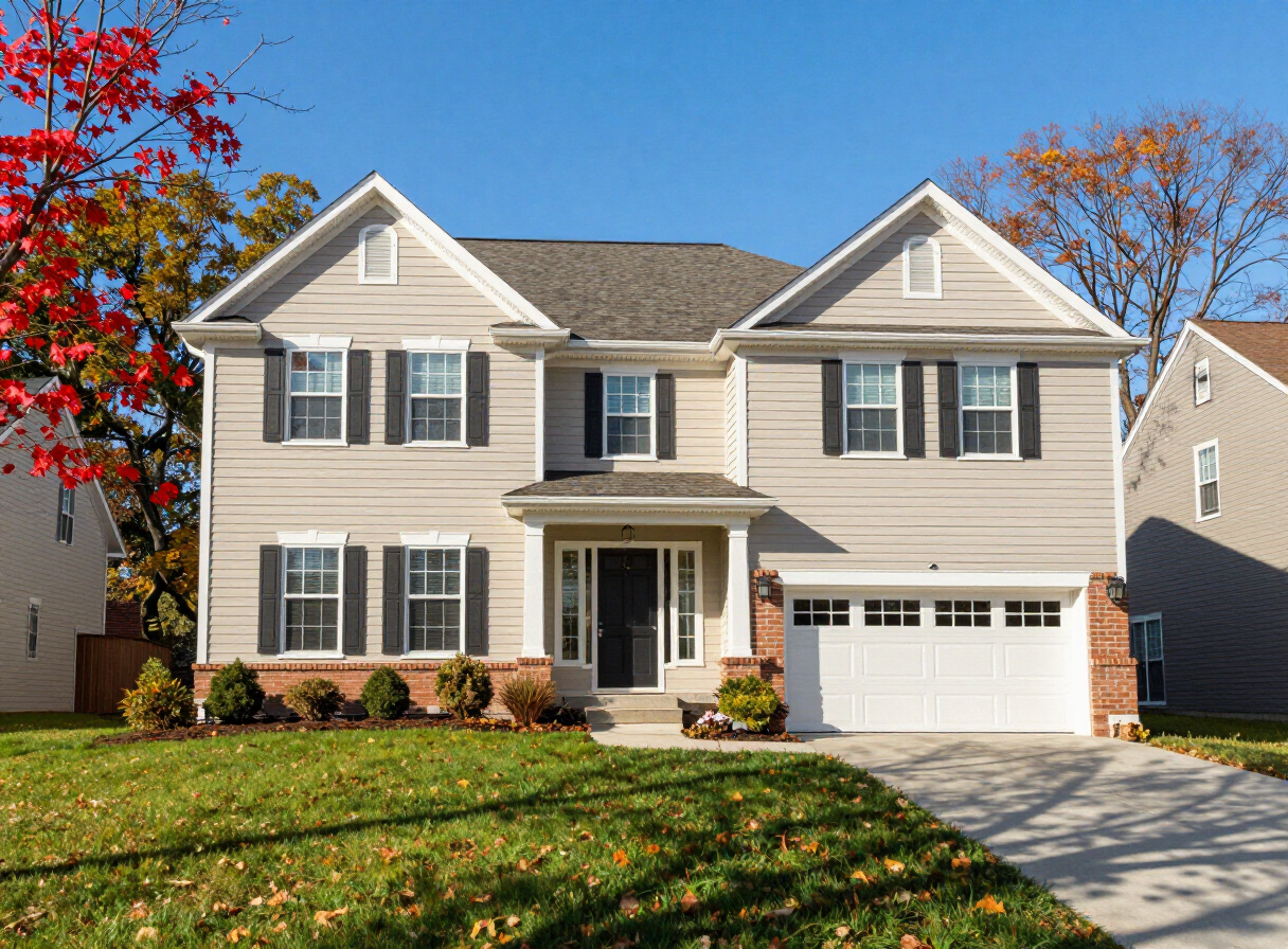 A well-insulated suburban home in Winchester Virginia